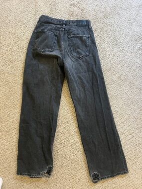 Relaxed Black Jeans - High rise / wide leg